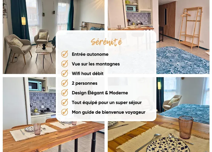 Apartment Serenite - Spacieux - Vue - Equipe Lourdes